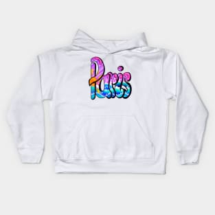 Paris name city France Kids Hoodie